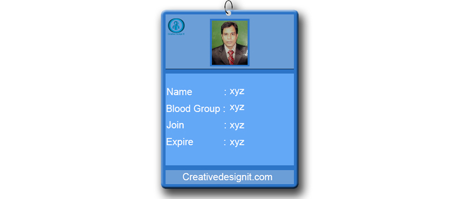 Office ID Card Design Image